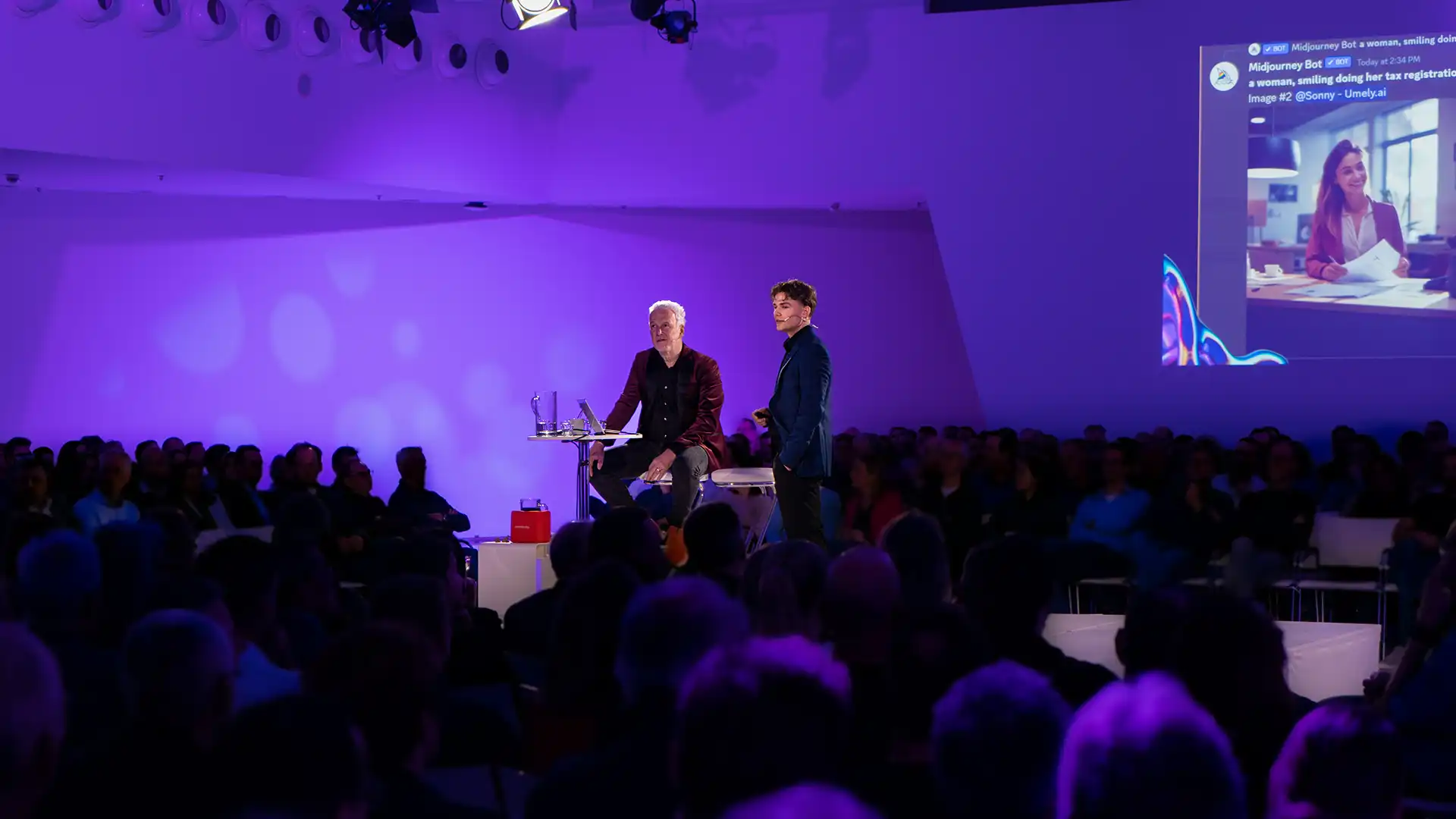 Wouter de Vries en Sonny de Leeuw AI keynote